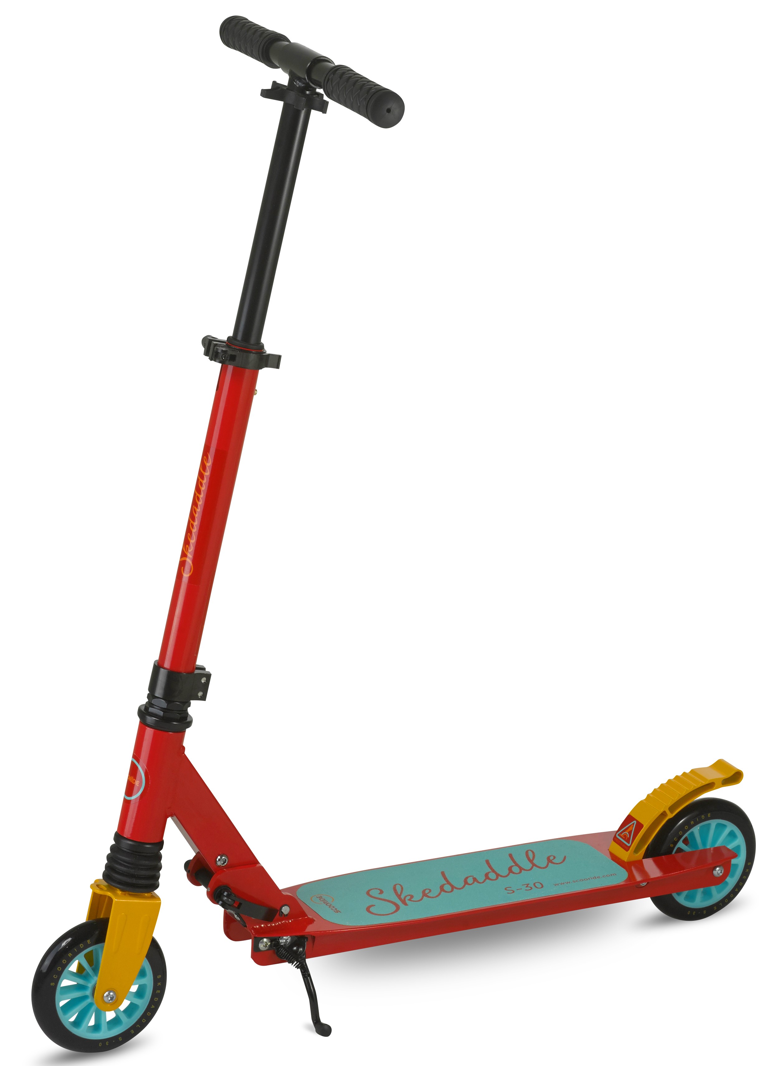 Monopattino per Bambini Pieghevole - Stunt Urban Scooter Freestyle Professionale | Rosso
