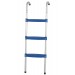 Scaletta per Trampolino Elastico da Giardino | Scala 107cm Gradini Blu | Accessori per Tappeto Elastico
