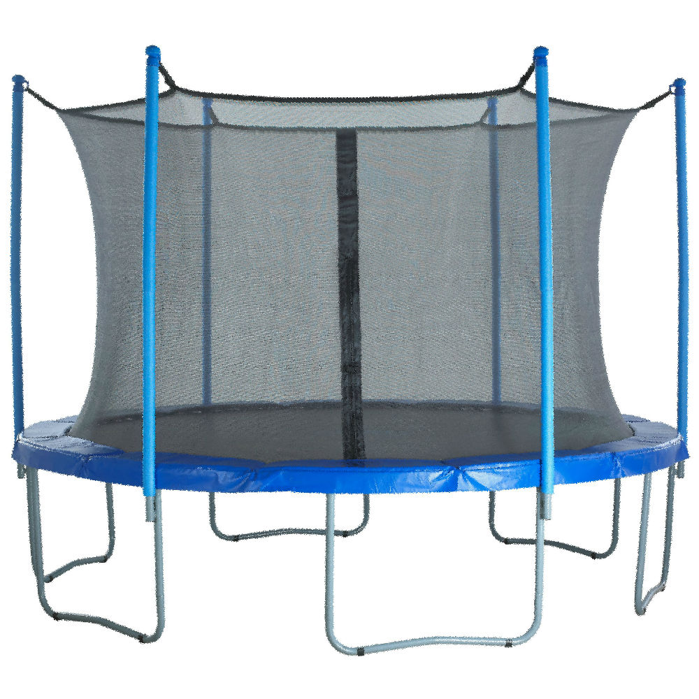 trampoline inside net